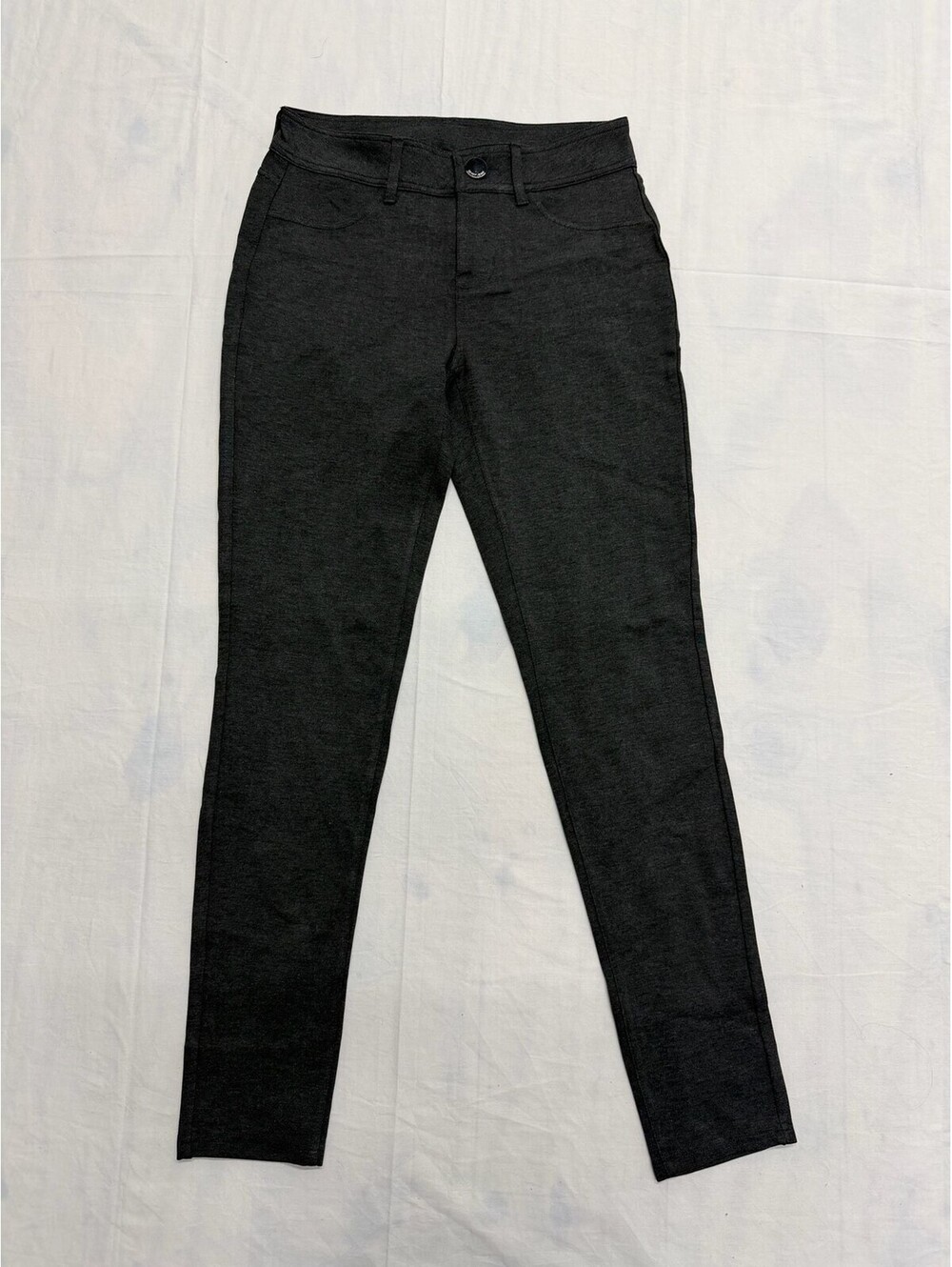 Seven7 Women's Skinny Fit Ponte Knit Pants Charcoal Grey Size 4